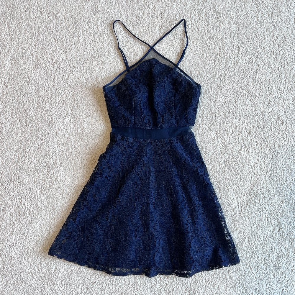 Dark Blue TeezeMe Mini Dress